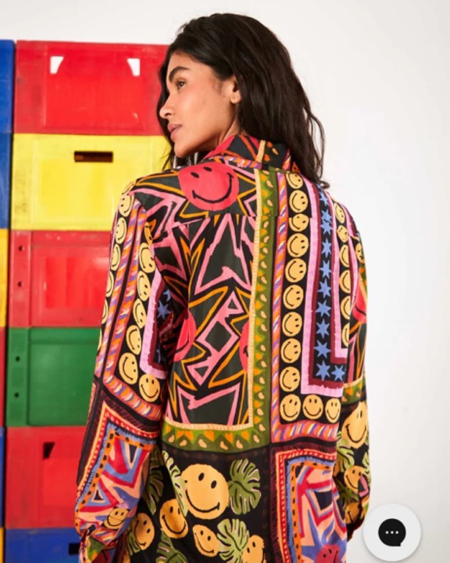 Farm Rio Patchwork Button Down - Image 2