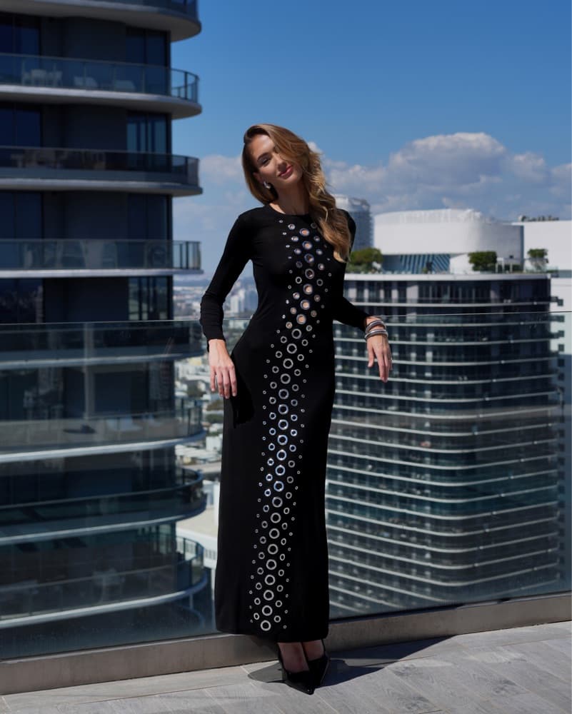 Rabanne Dress | Long Sleeve Dress, Studio 54, Fall Dress, Winter Dress - Image 2
