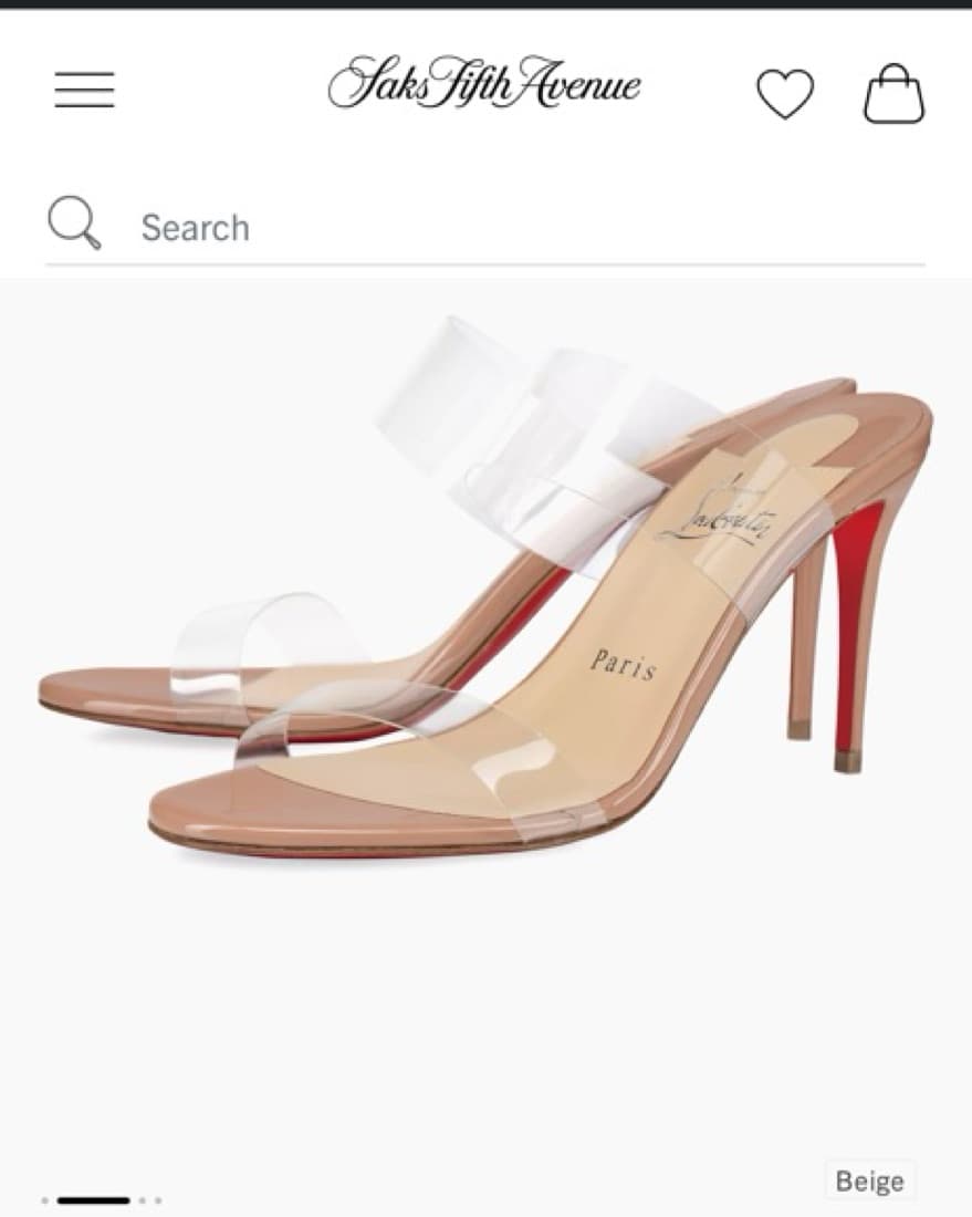 Christian Louboutin Just Nothing Mules  - Image 1