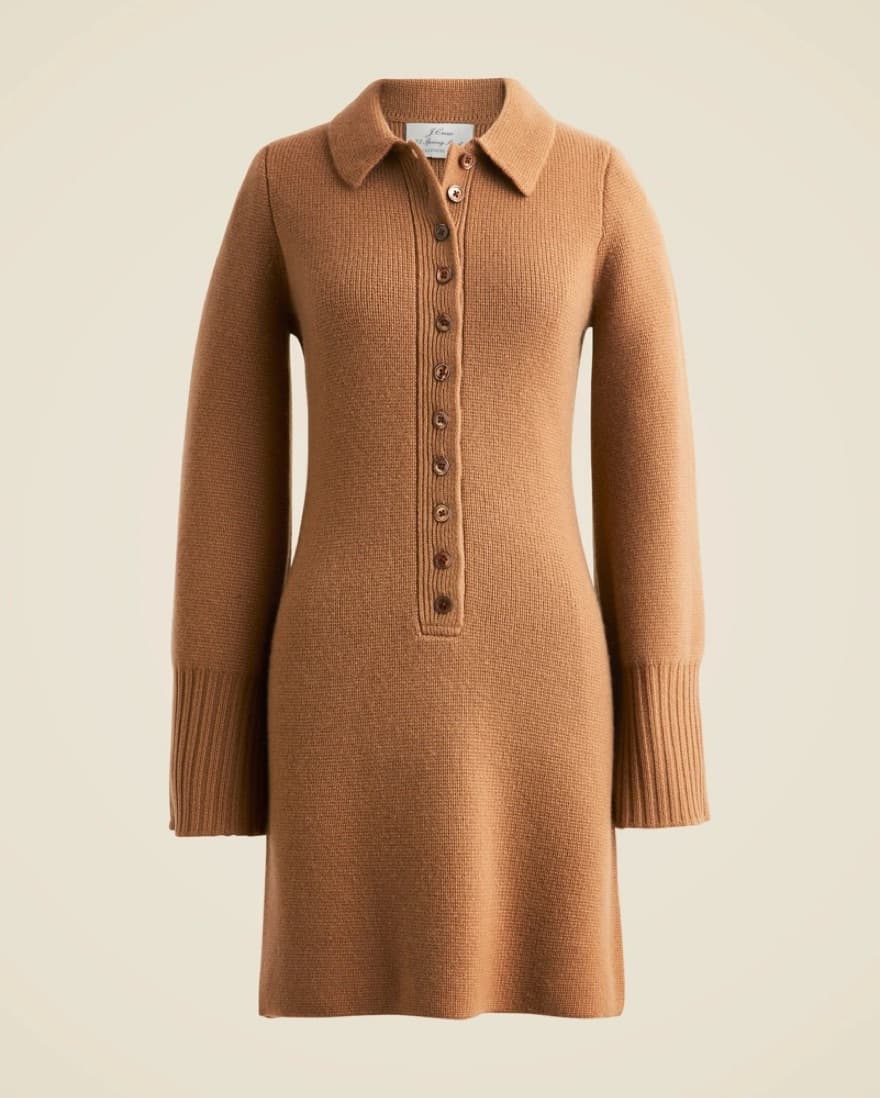 100% Cashmere Polo Sweater Dress - Image 4