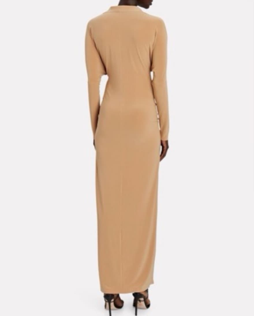 Norma Kamali Tie-Waist Shirt Dress - Image 2
