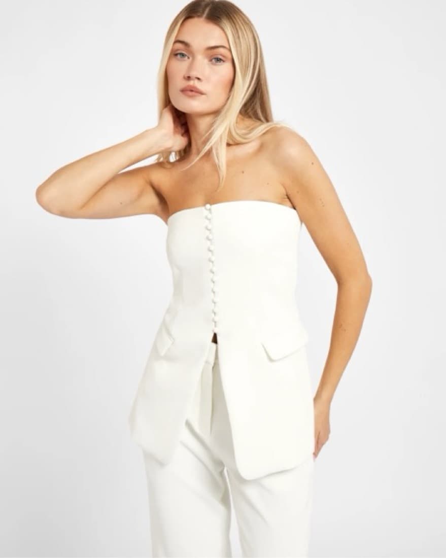 Because Of Alice Strapless Suit Set  - Image 1