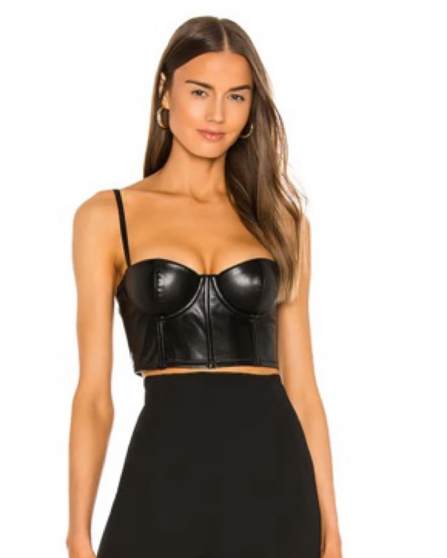 Fleur Du Mal Vegan Leather Bustier - Image 1