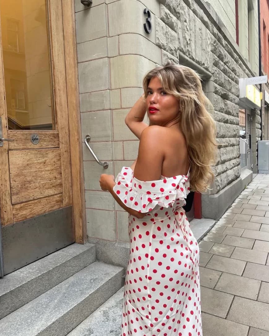 Realisaton Par Claudia Super Dot Dress - Image 4