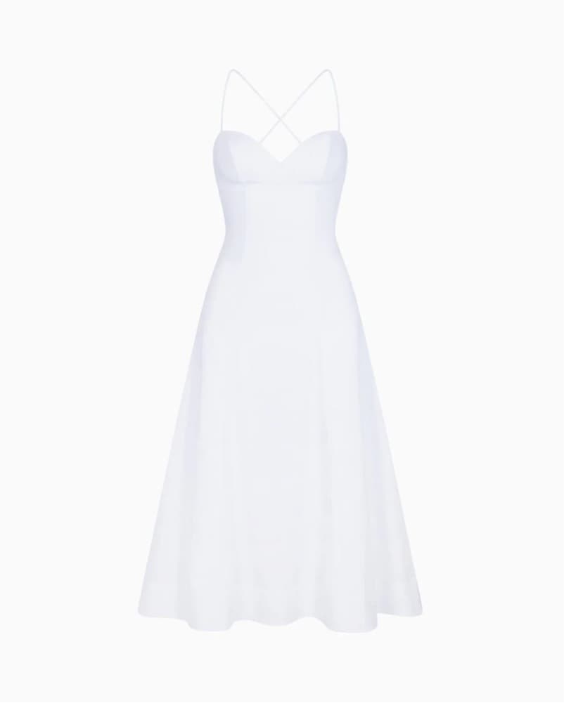 KHY White Midi Dress - Image 2