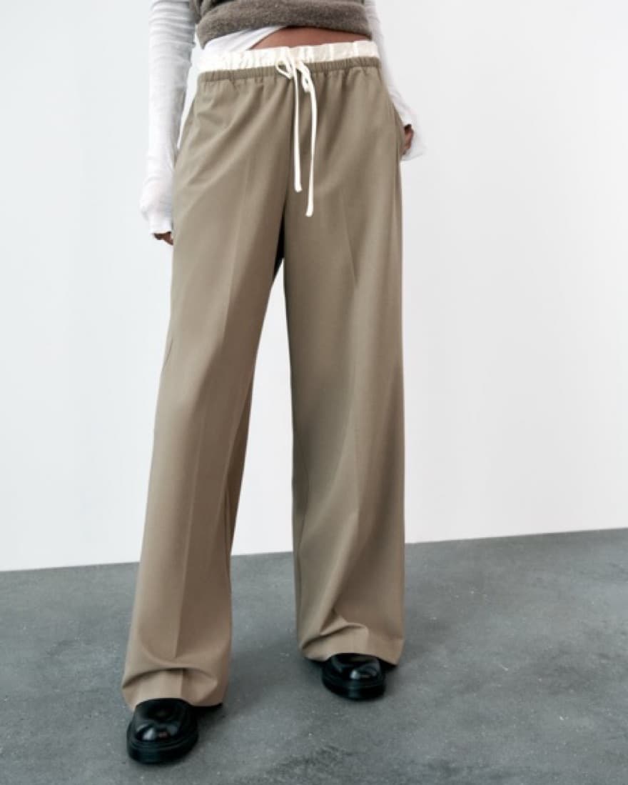 Silk Waistband Trousers - Image 2