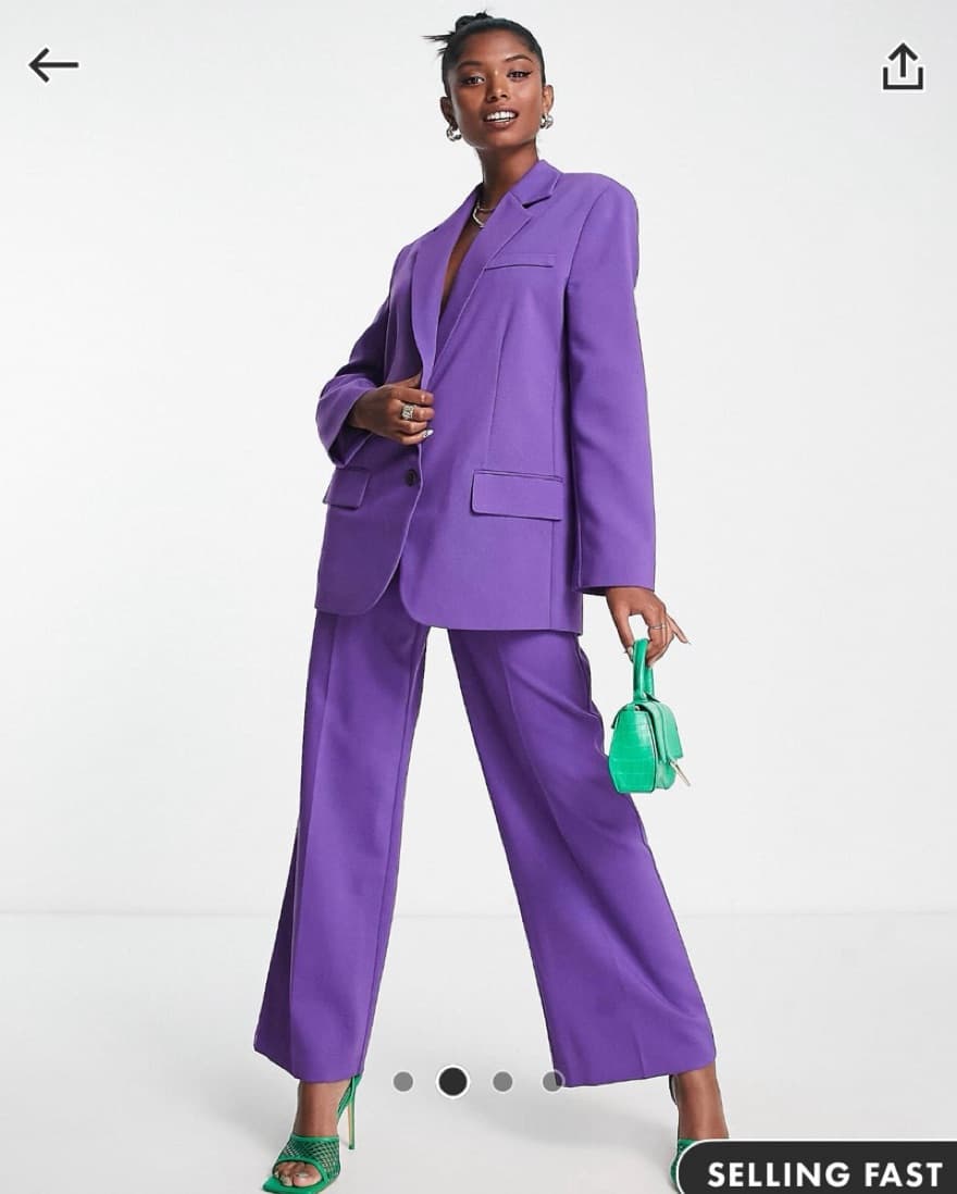 ASOS Purple Suit  - Image 1
