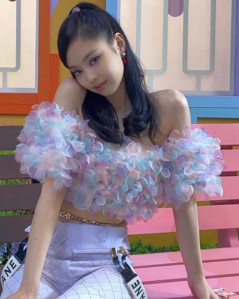 Lirika Matoshi Pastel Organza Crop Top - Image 6