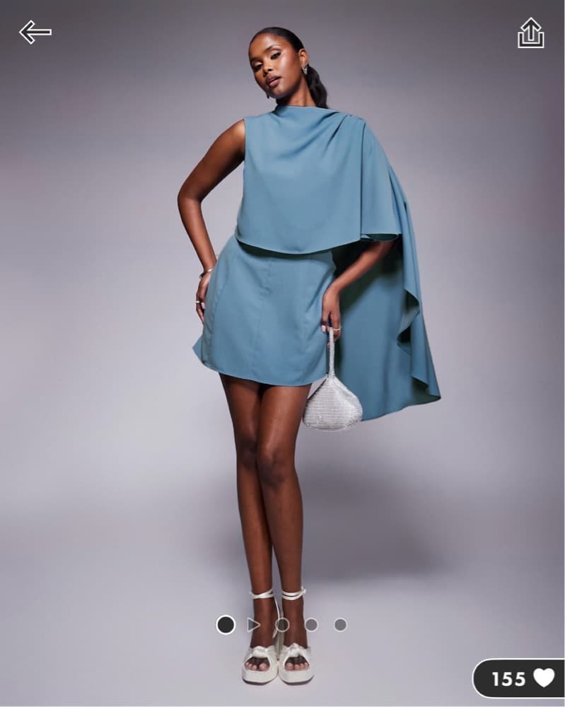 ASOS Cape Dress - Image 1