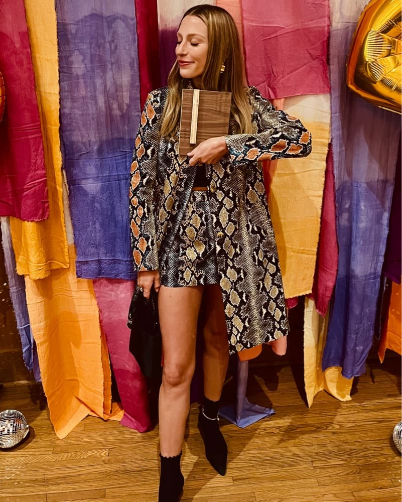 Snake Print Coat + Mini - Image 2