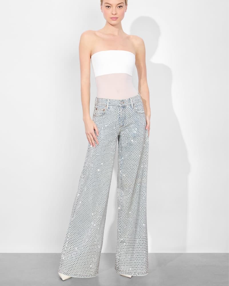 Alice + Olivia Heatset Studded Jeans - Image 3