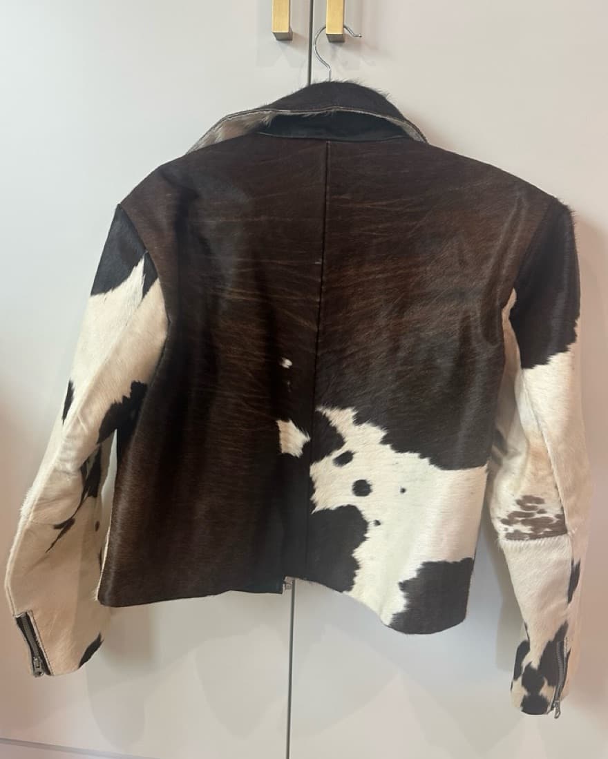 NastyGal - Cowhide Leather Jacket  - Image 4
