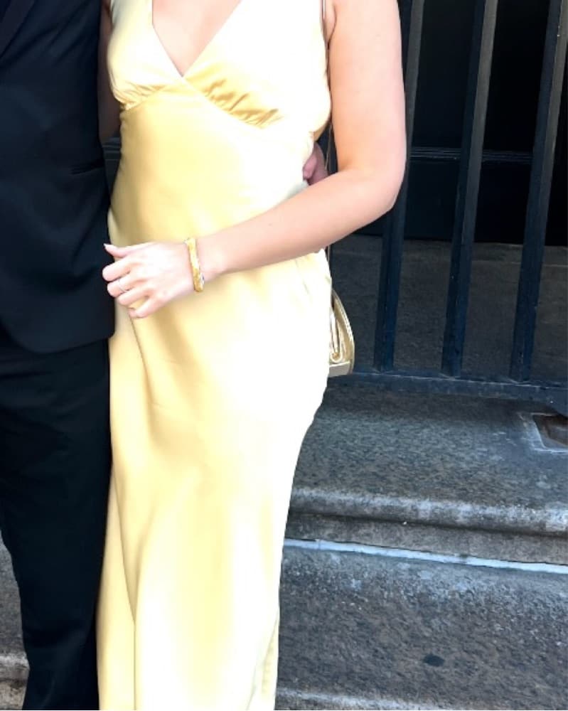 Abercrombie, yellow cowlneck dress - Image 3