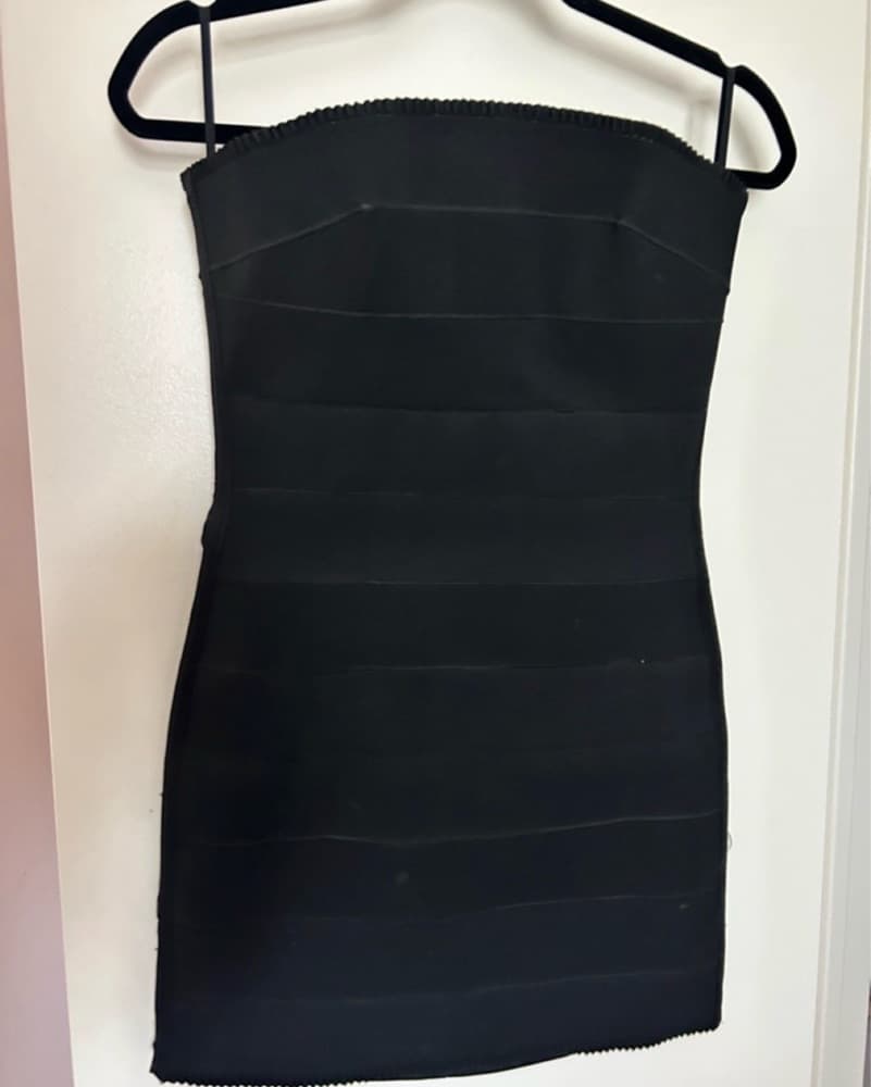 Vintage D&G Mini Black Dress - Image 2