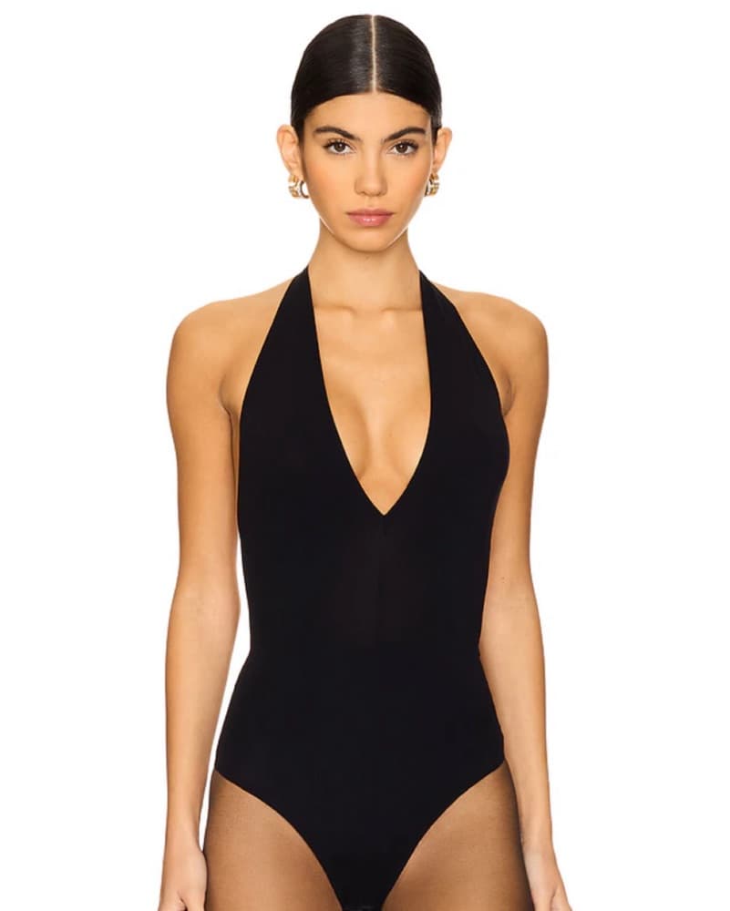 Black Halter Bodysuit  - Image 2