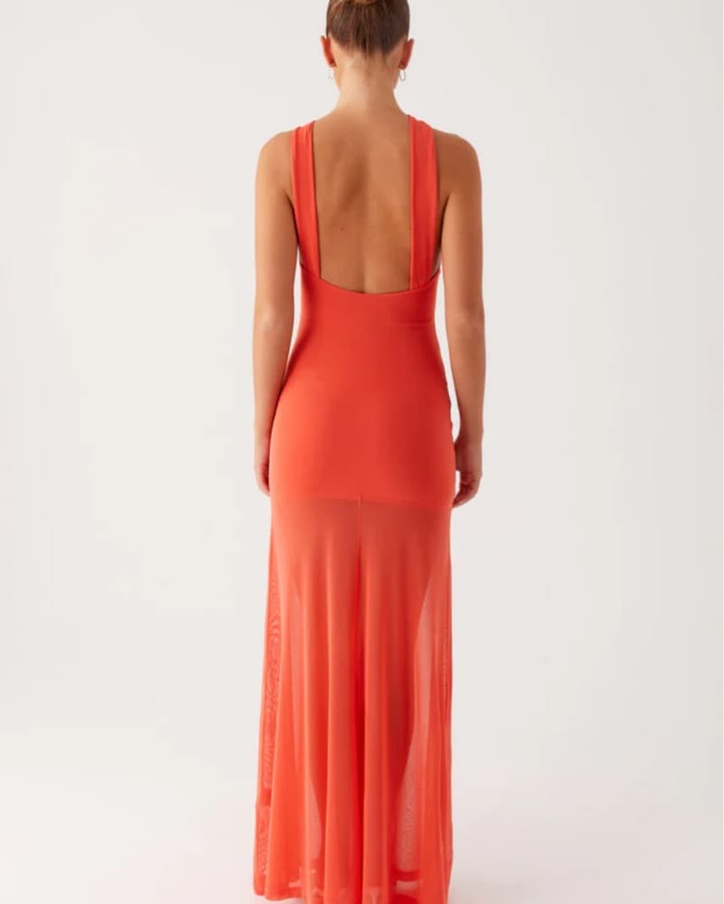Peppermayo Kavala Maxi Dress Coral  - Image 4