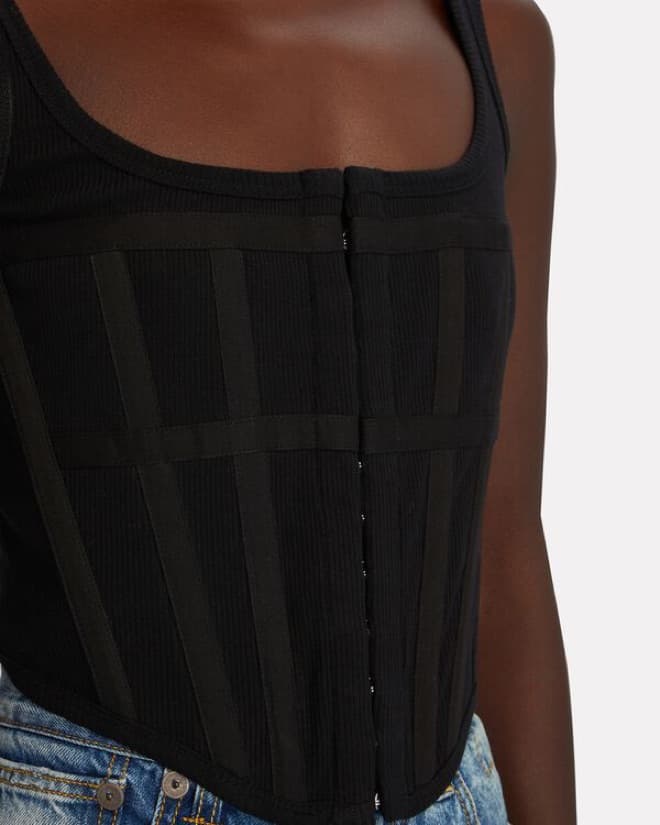Dion Lee knit corset top  - Image 3