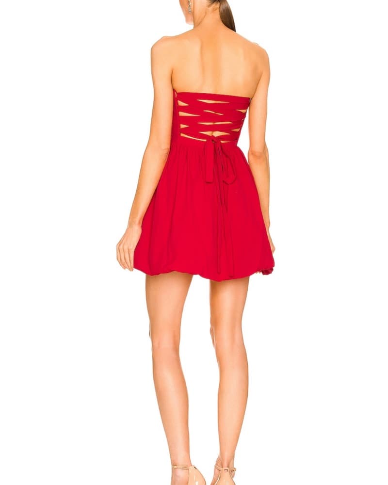 Revolve Red Dress - Image 3