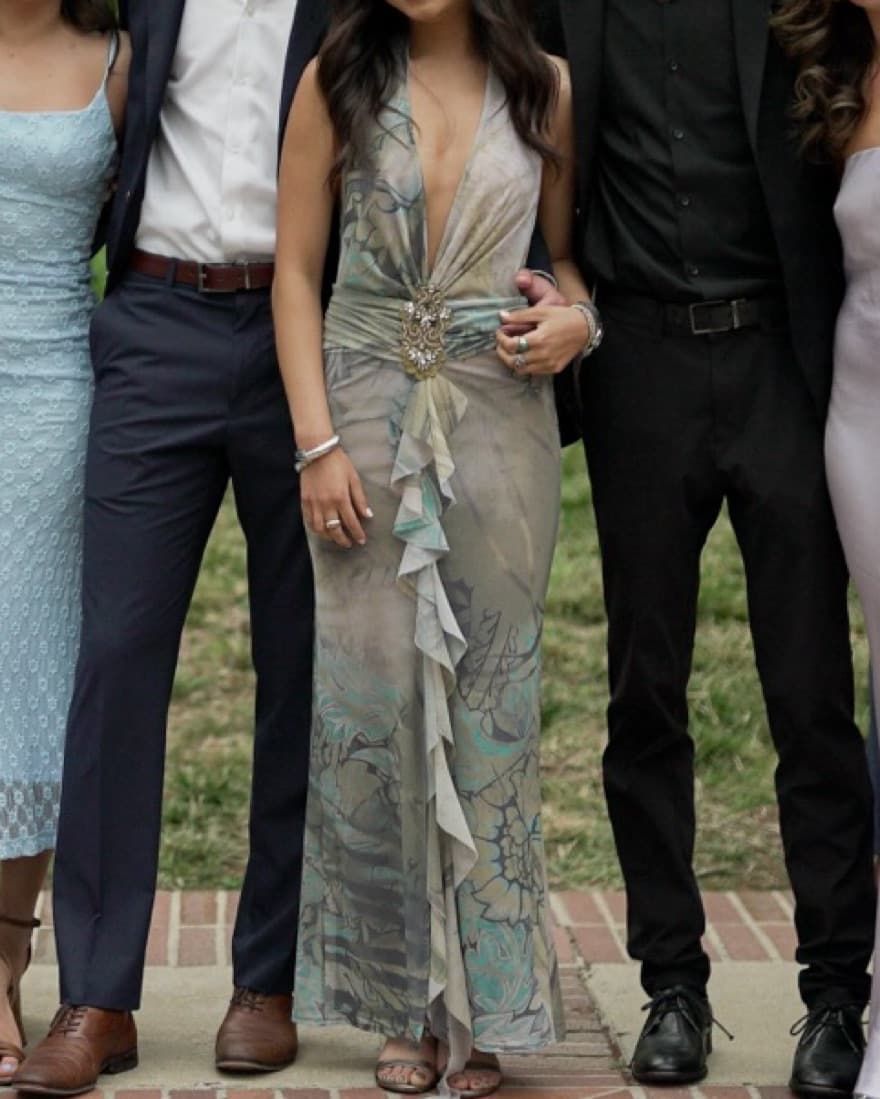 Jaded London Cindy Plunge Maxi - Image 3