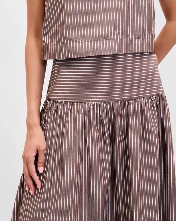 Striped Drop Waist Maxi - Image 4