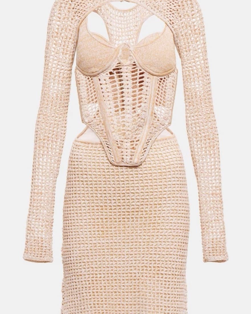 Dion Lee Crochet Dress  - Image 1