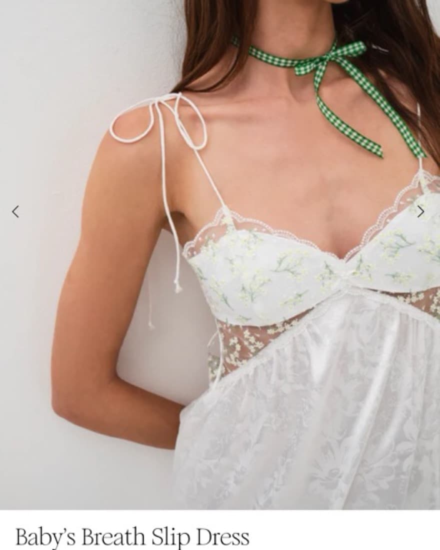 For Love+Lemons Babys Breath Slip - Image 3