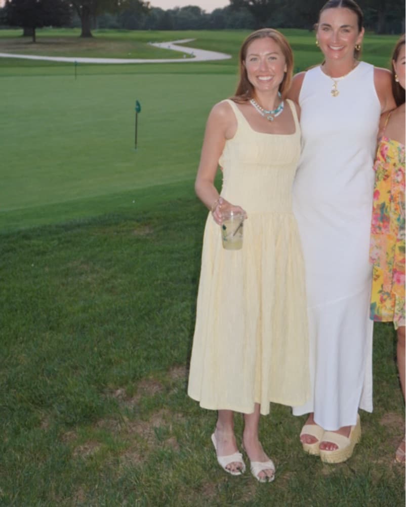 Low Back Yellow Dress - Image 1