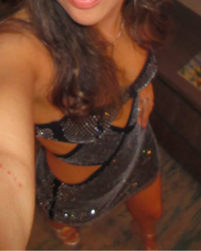 Sparkling Black Cutout Mini Dress - Image 3