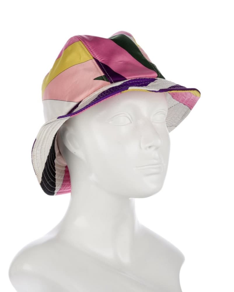 Emilio Pucci Vintage Colorful Bucket Hat - Image 2