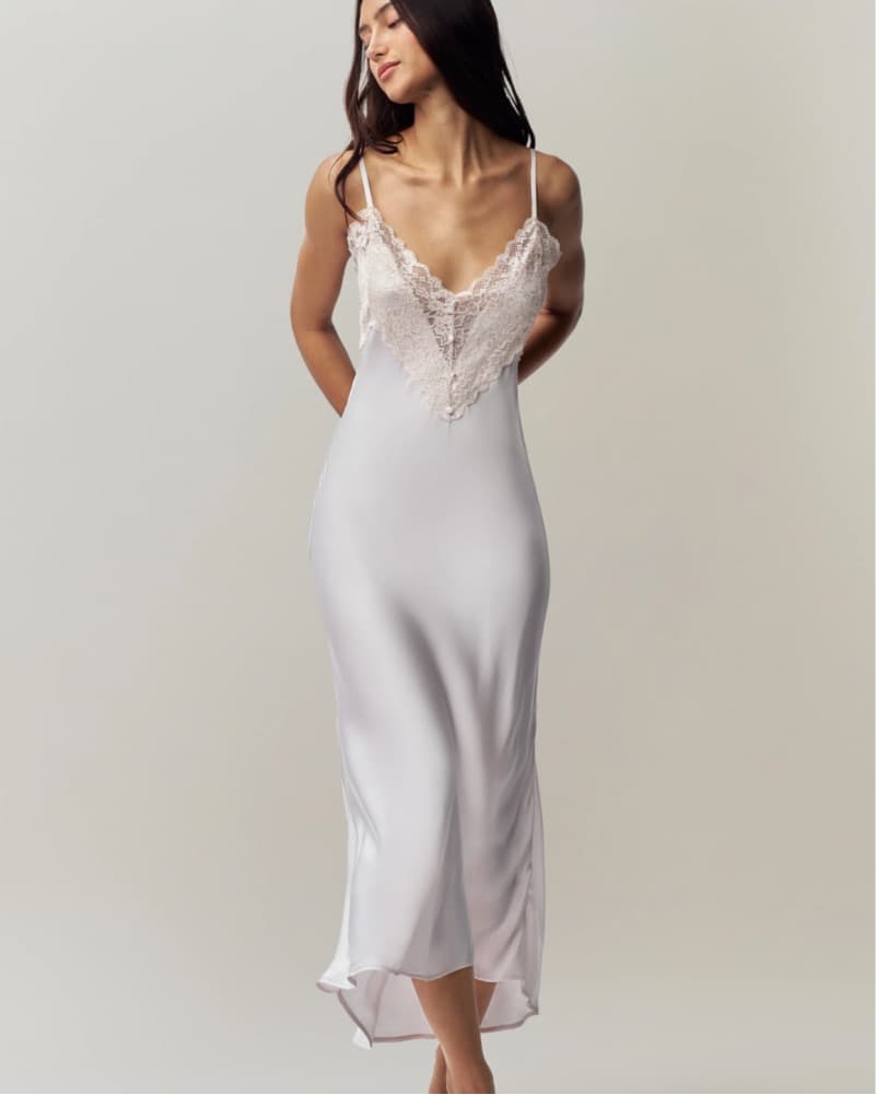 Danielle Guizio Nova Slip Midi Dress - Image 1