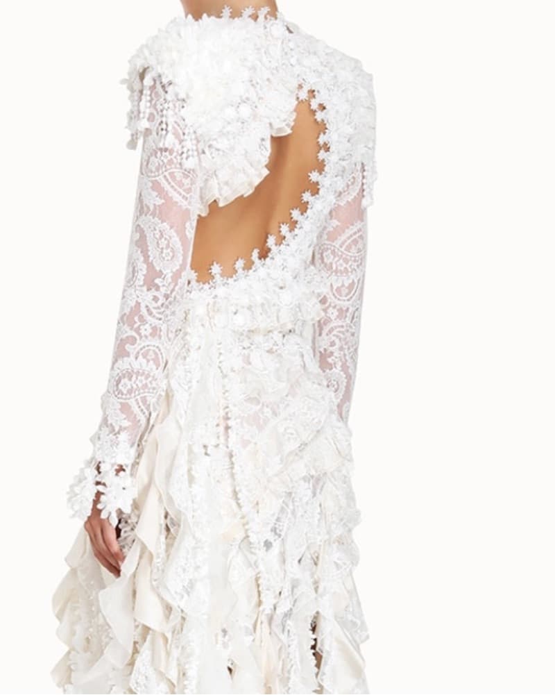 Zimmermann Wonderland Lace Frill Bodice  - Image 6