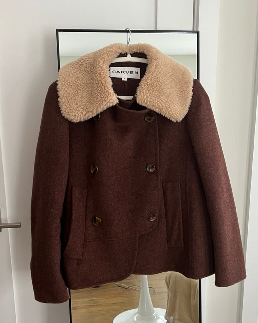 Carven Wool Flaired Coat  - Image 1