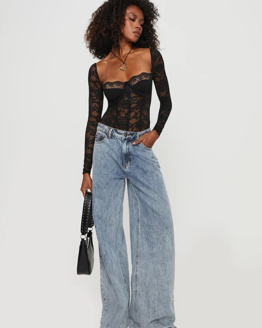Princess Polly Lace Bodysuit - Image 3
