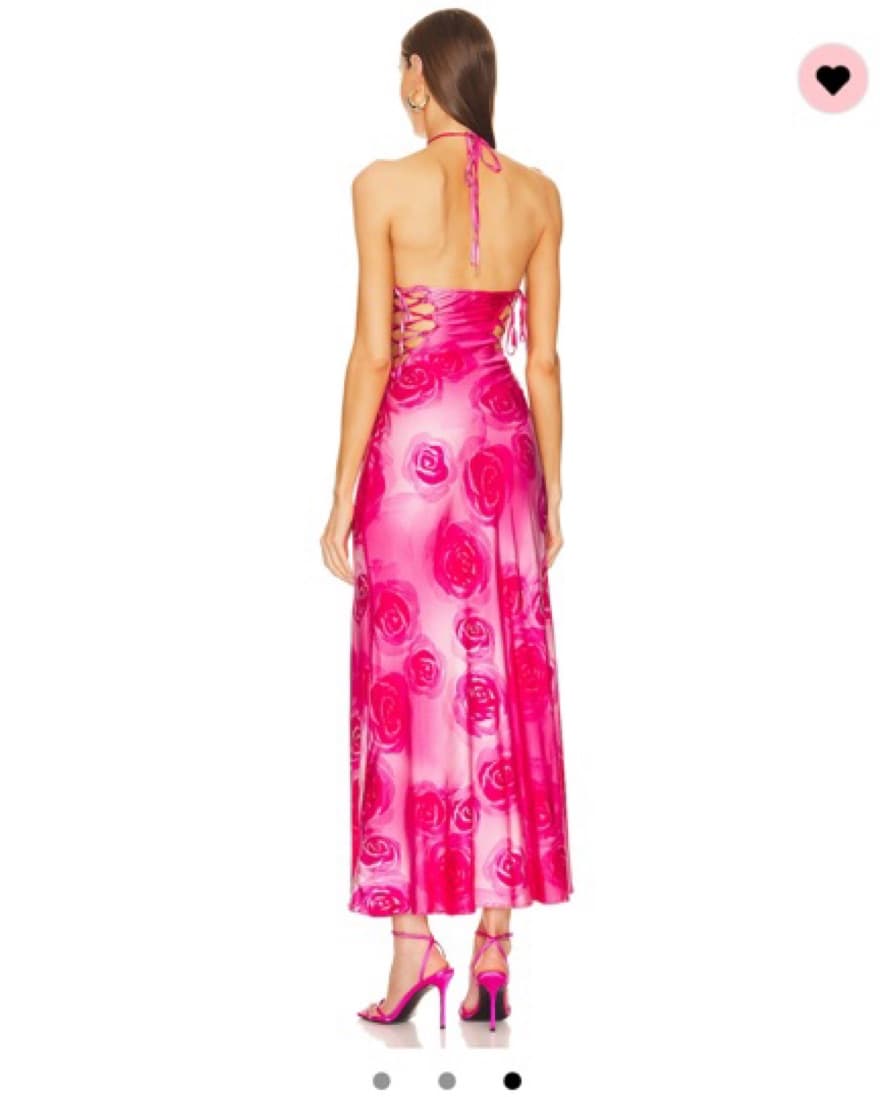 Mirae Paris Rebecca Dress In Pink - Image 3