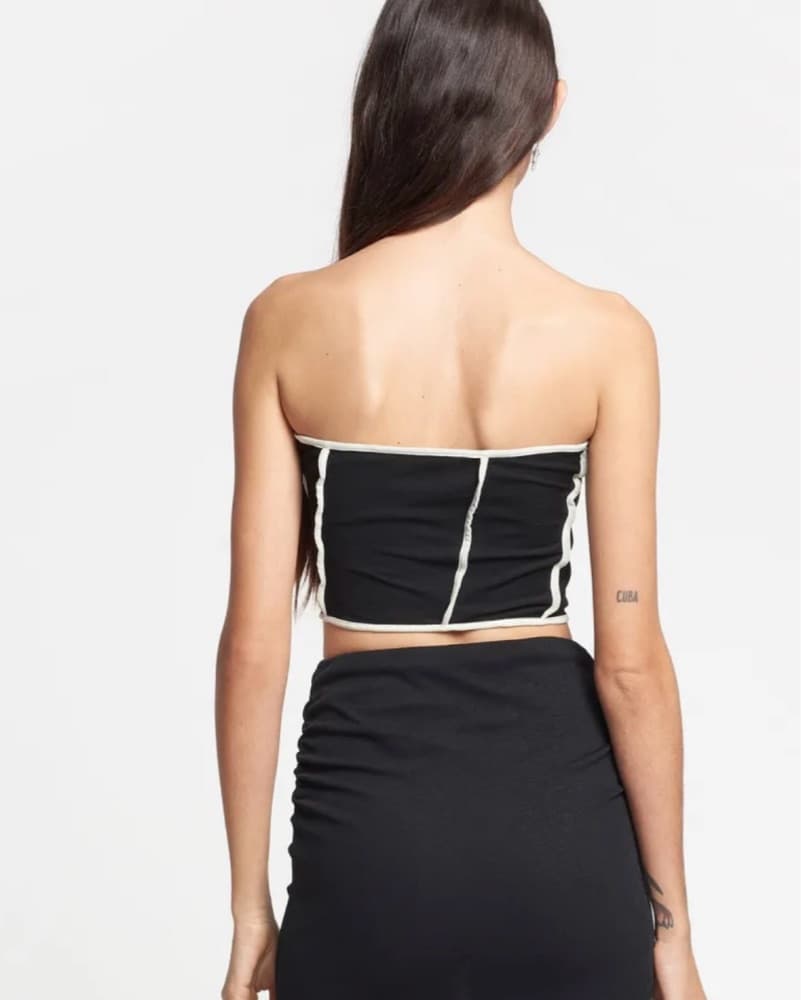 Nanushka Patchwork Tube Top - Image 4
