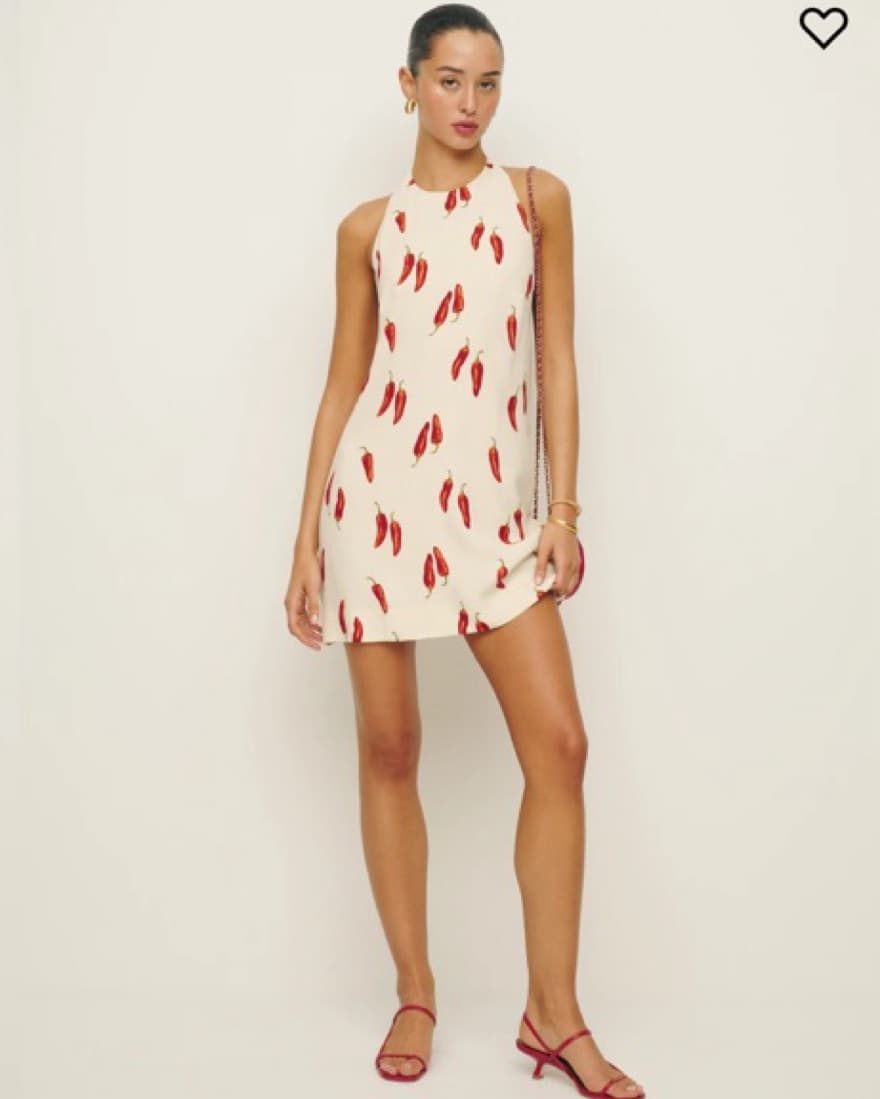 Reformation open back mini dress - Image 1