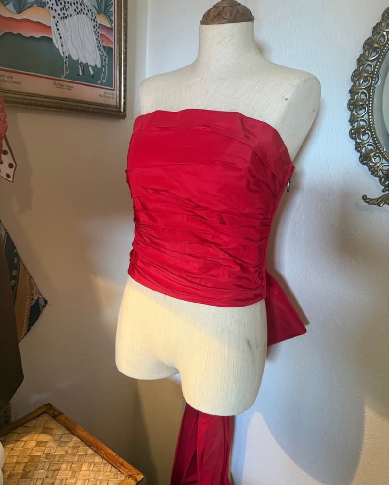 Ralph Lauren Purple Label Bow Top - Image 1