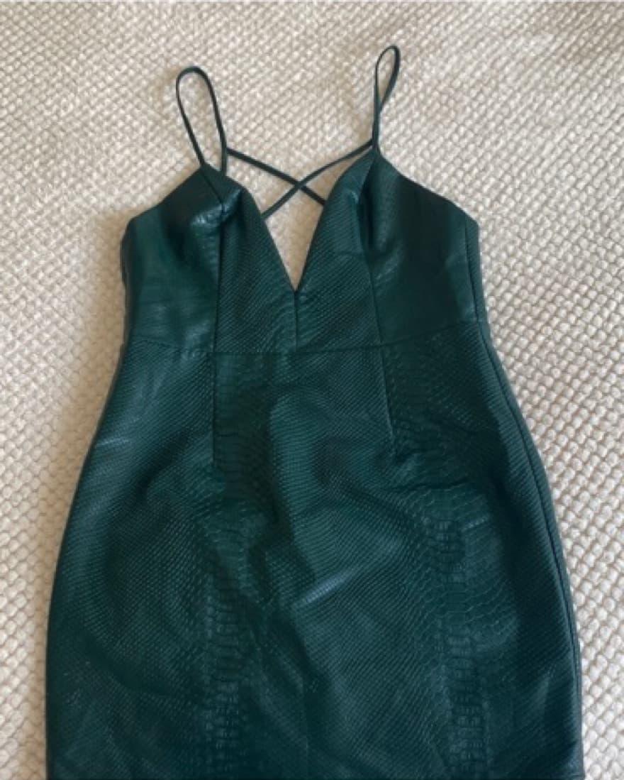 Revolve NBD Croc Mini Dress  - Image 3