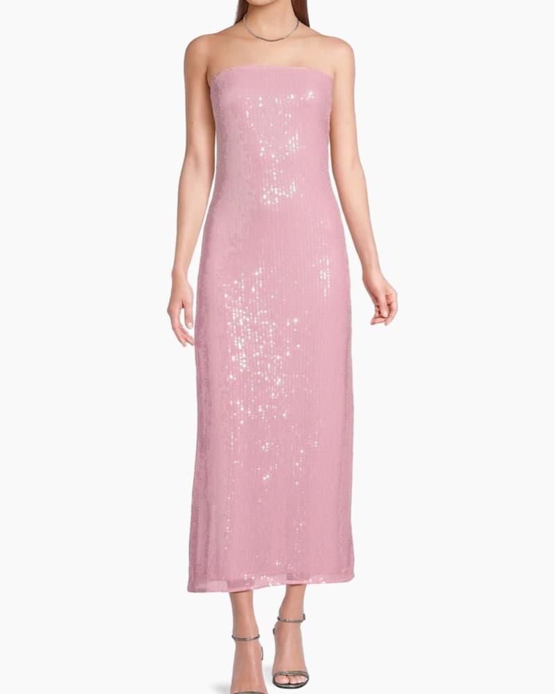 Pink Sequin Dress  - Image 1