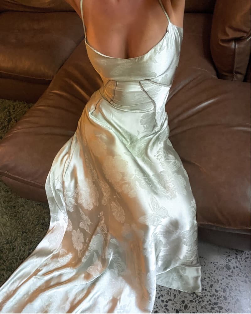 Pistachio yojani Dress - Image 2