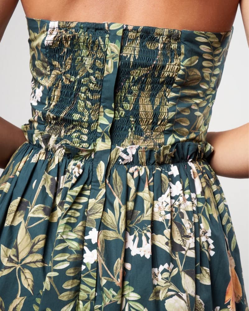Cara Cara Torres Green Printed Midi - Image 5