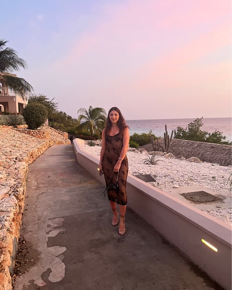 meshki see through black dress - Image 1