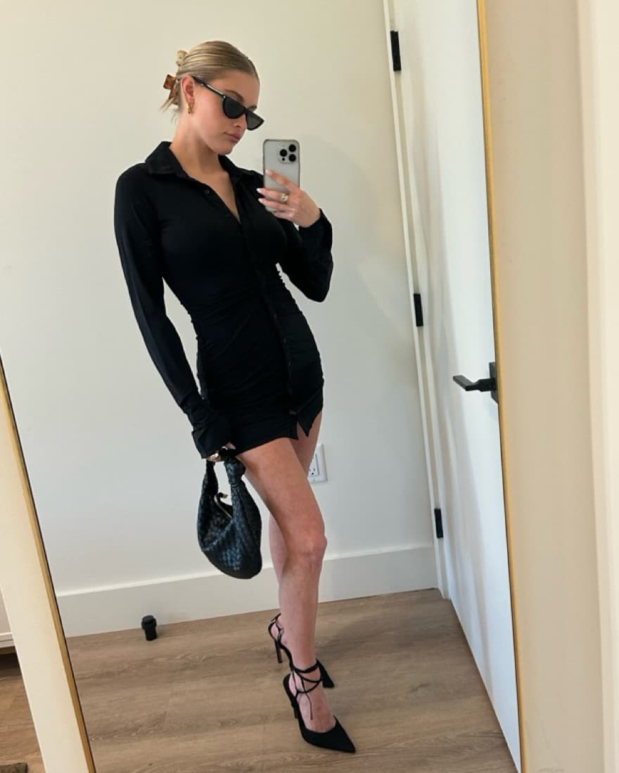 Mistress Rocks Black Mini Dress  - Image 2