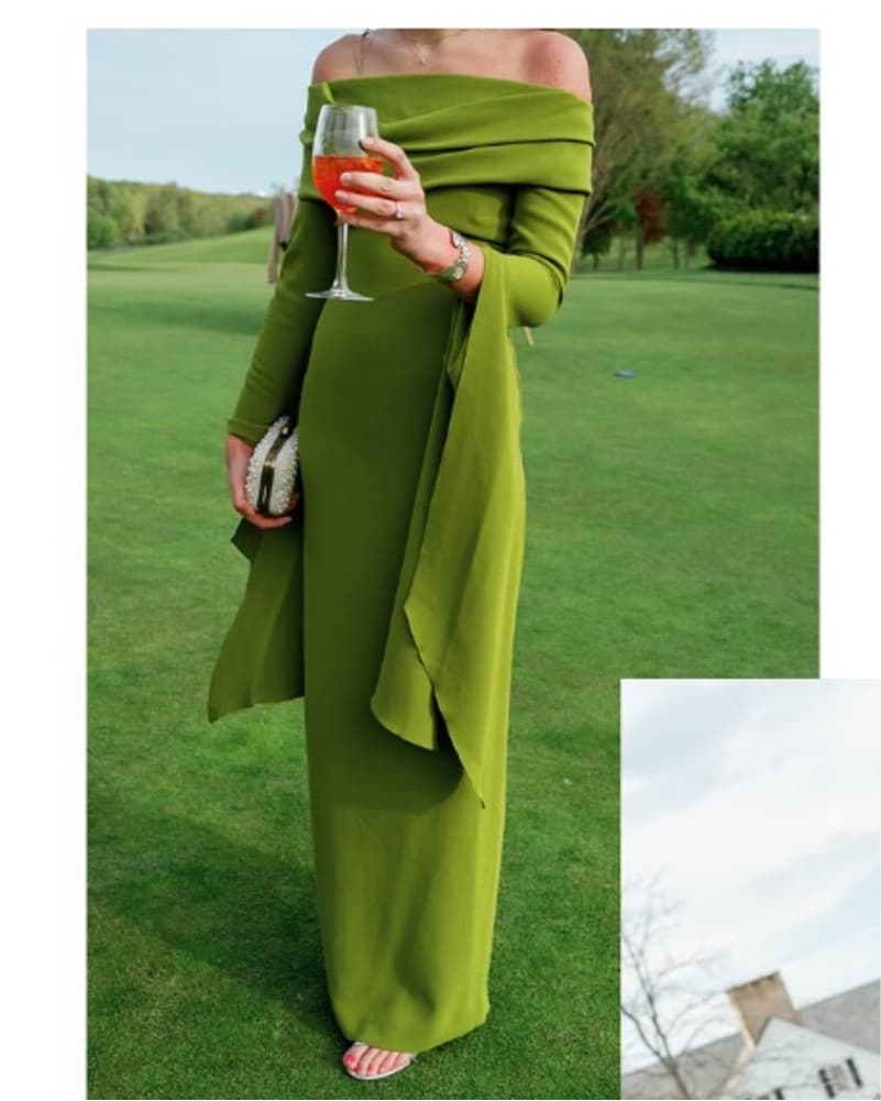 Solace London Off-the-Shoulder Dress - Image 1