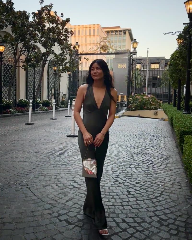 Shona Joy La Lune Plunged Gown - Image 1