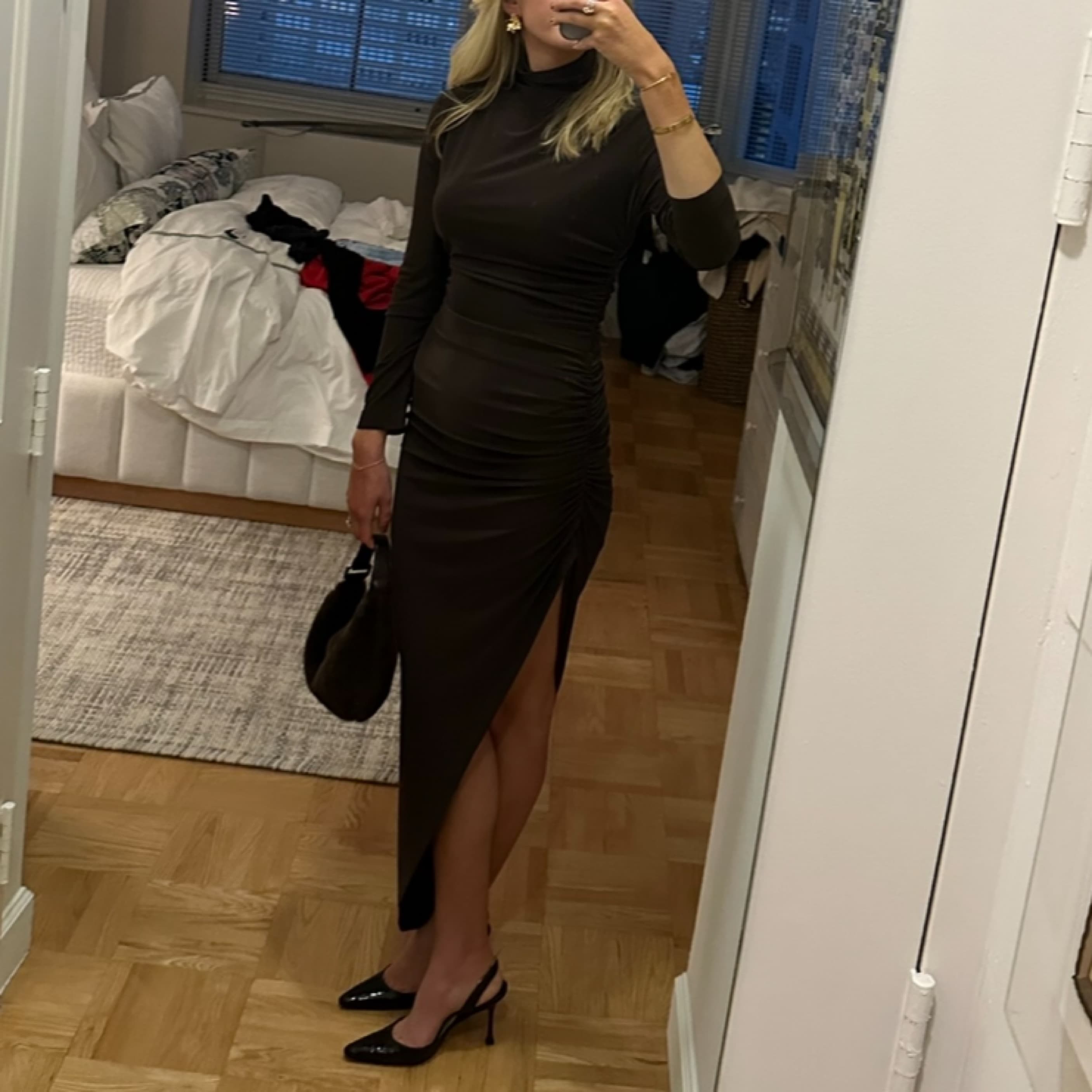 Normal Kamali Brown Stretch Dress - Image 1