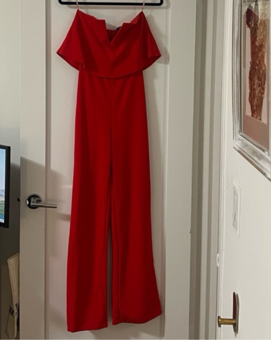 lulu's red jumpsuit - Image 4