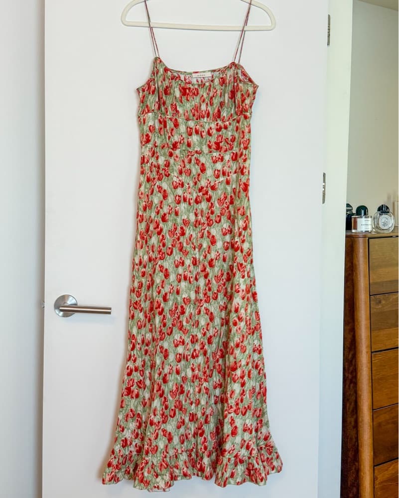 Vibrant Floral Midi Dress - Image 3