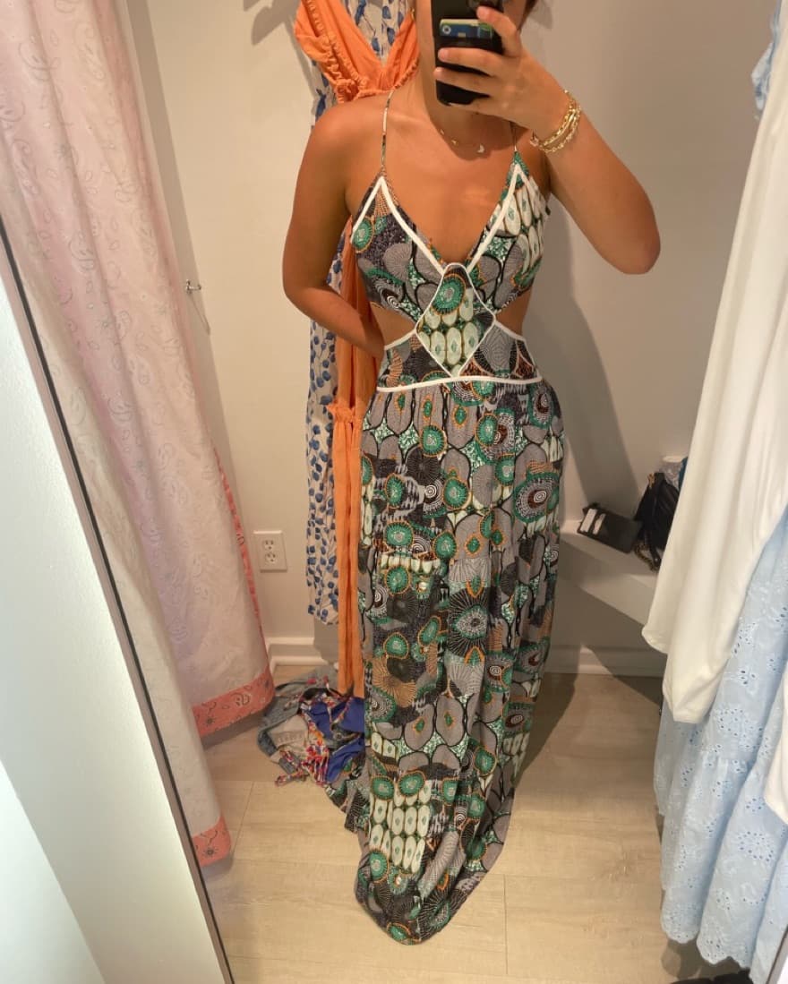 Green maxi dress - Image 3