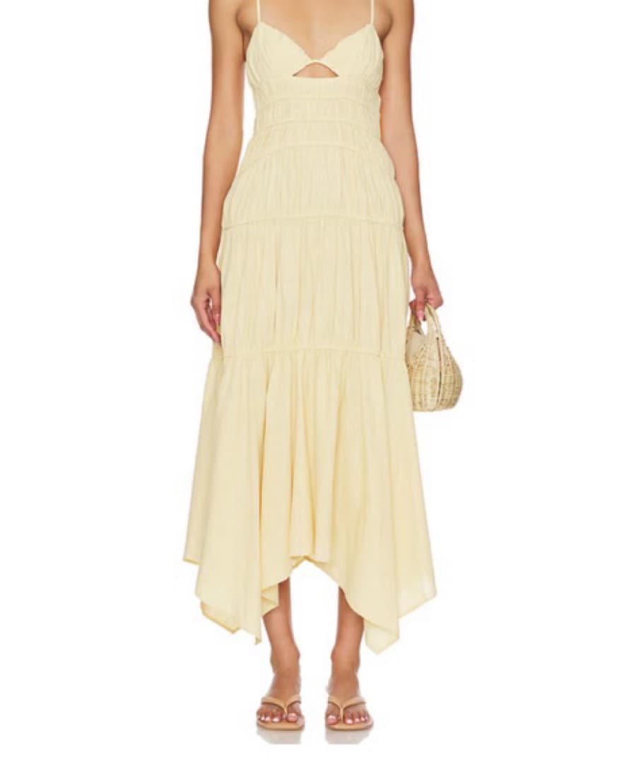 SNDYS Yellow Maxi Dress - Image 1